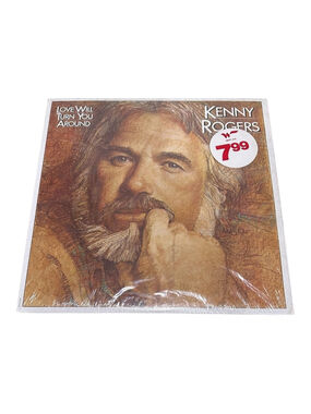 Vintage Kenny Rogers Vinyl LP Will Album 1982 Liberty Country Pop Black Canada